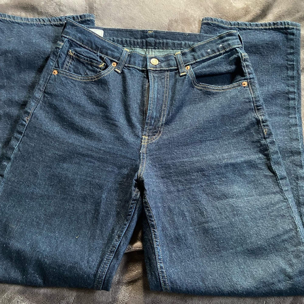 GAP Dark Blue Straight Leg Women's Jeans